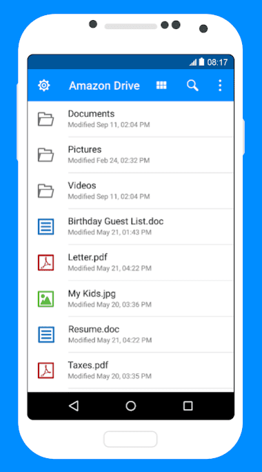 Amazon Drive app