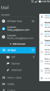 ASUS Email app