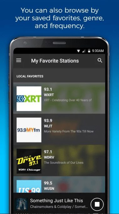 NextRadio app