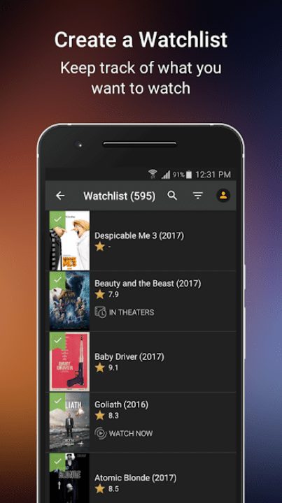 IMDb Movies & TV app