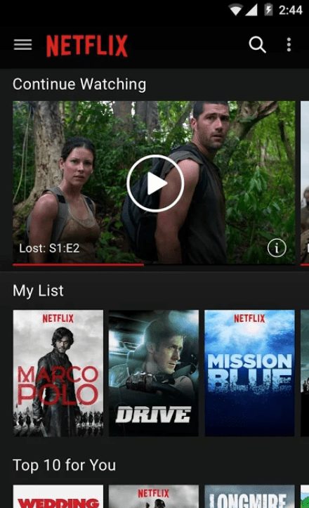 Netflix app