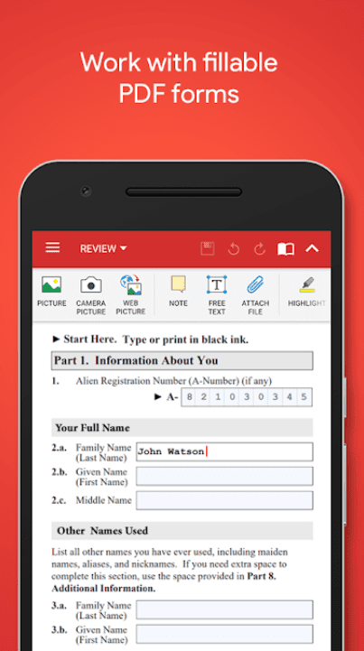 best free pdf editor android