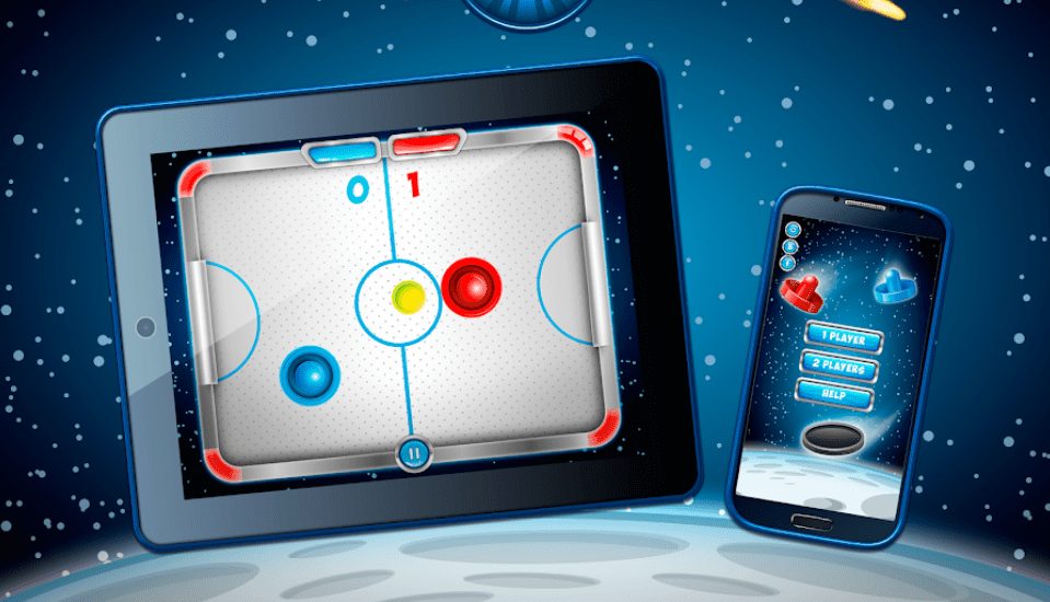 cosmic air hockey app