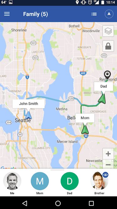 Glympse - Share GPS location app