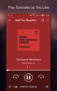 Podcast Player app
