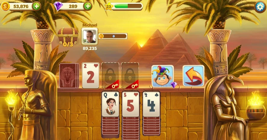 Solitaire Treasure Hunt app