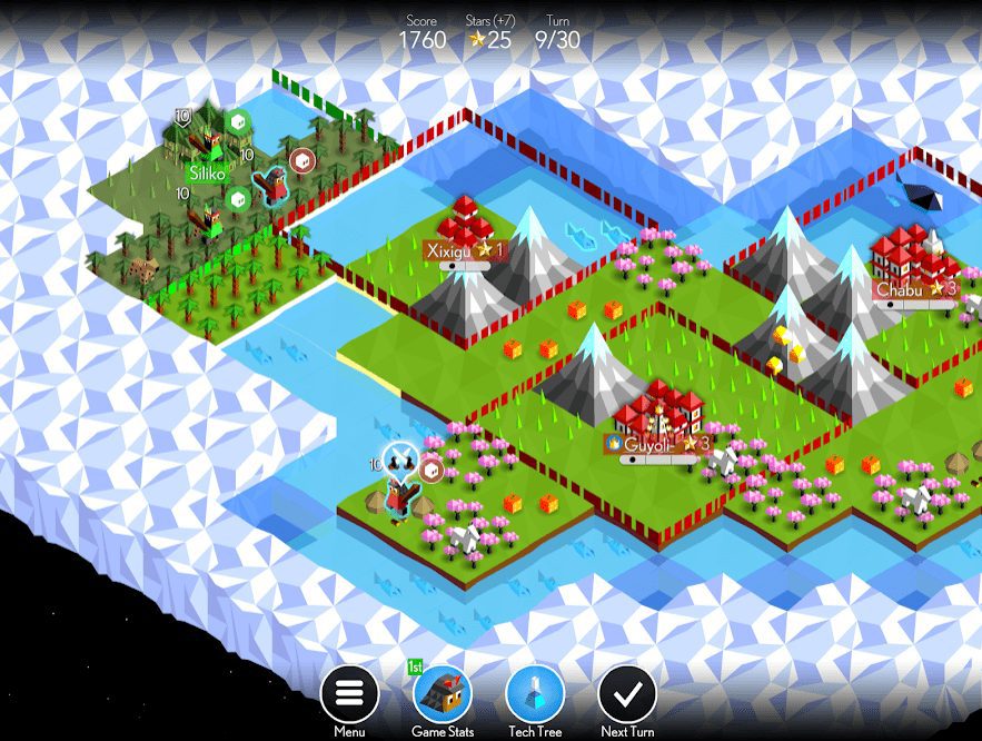 The Battle of Polytopia app