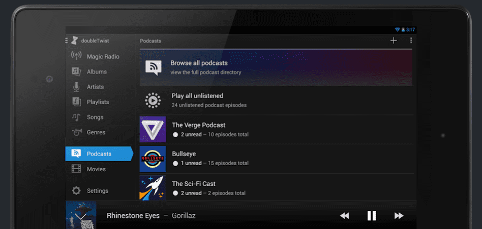 doubleTwist Music & Podcast Play
