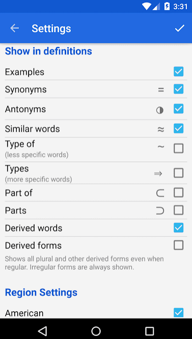 Dictionary - WordWeb app