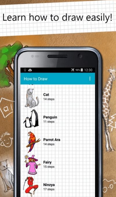 How to Draw - Easy Lessons app review