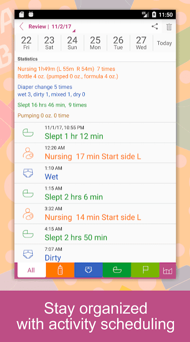 Baby Tracker - Feed, Nappy Log app review