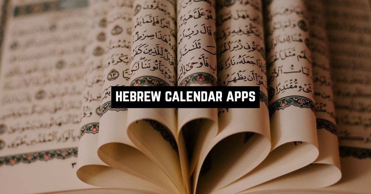 hebrew calendar apps