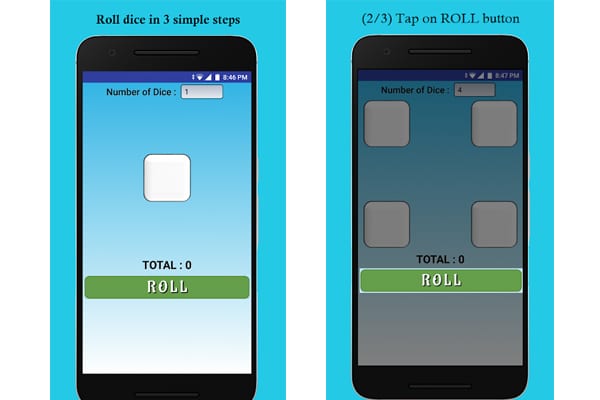 roll dice app
