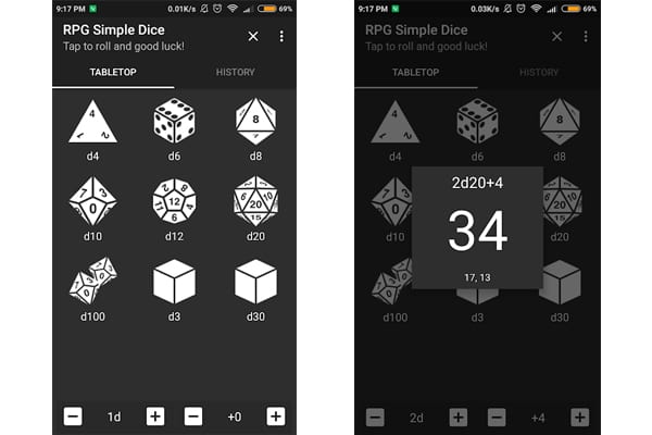 simple dice android