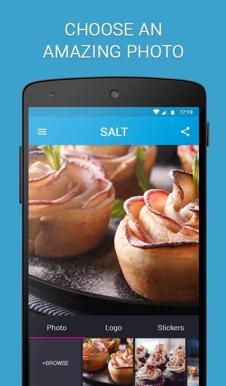 SALT - Watermark, resize & add text to photos app
