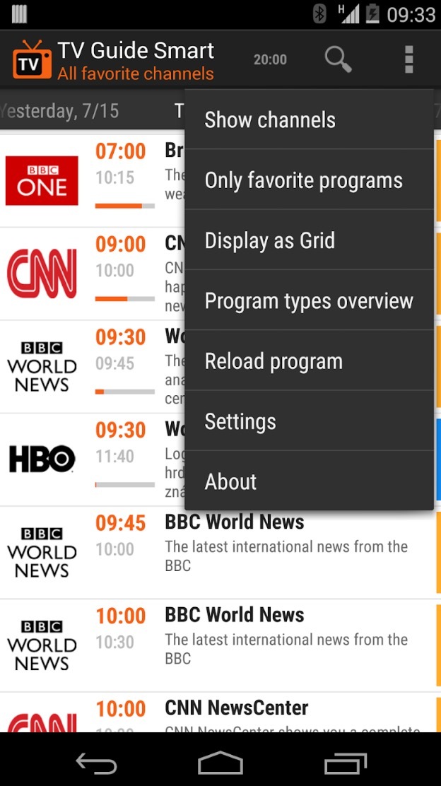 TV Guide Smart app