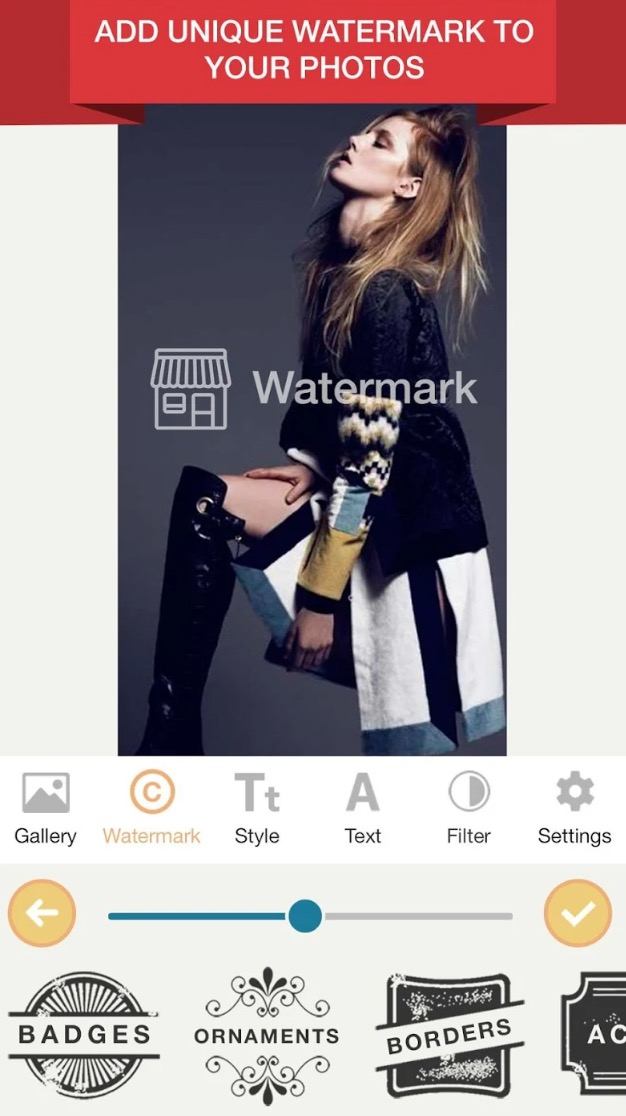 app watermark plus aditing