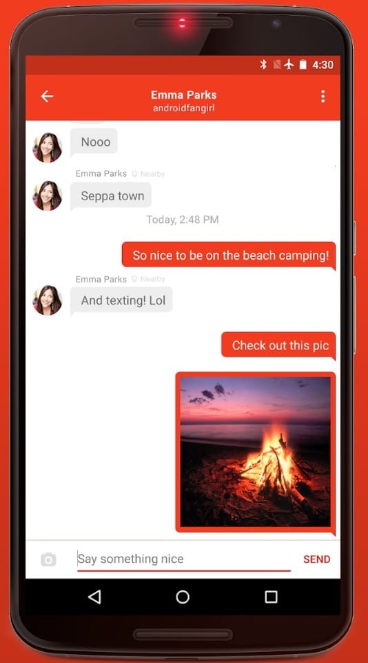 FireChat app