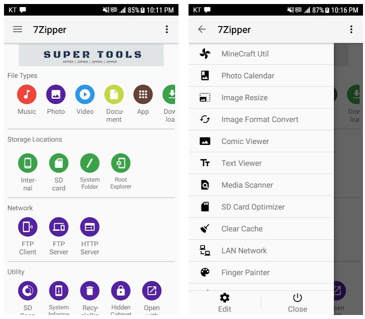 7Zipper - File Explorer (zip, 7zip, rar)