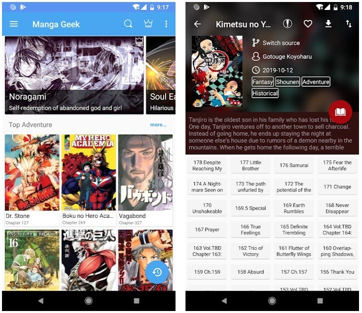 Manga Geek - Free Manga Reader App