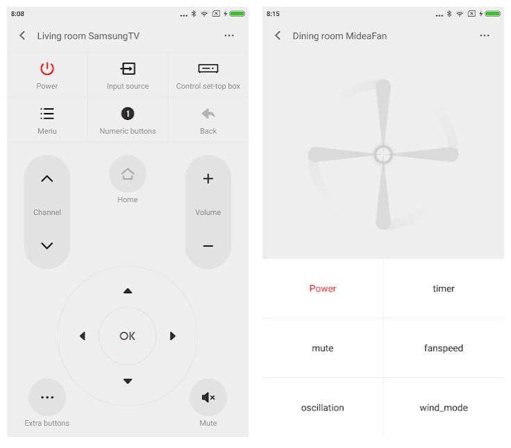 Mi Remote controller app