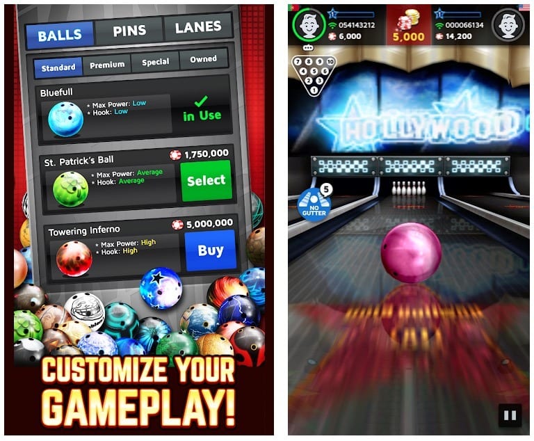 Bowling King app