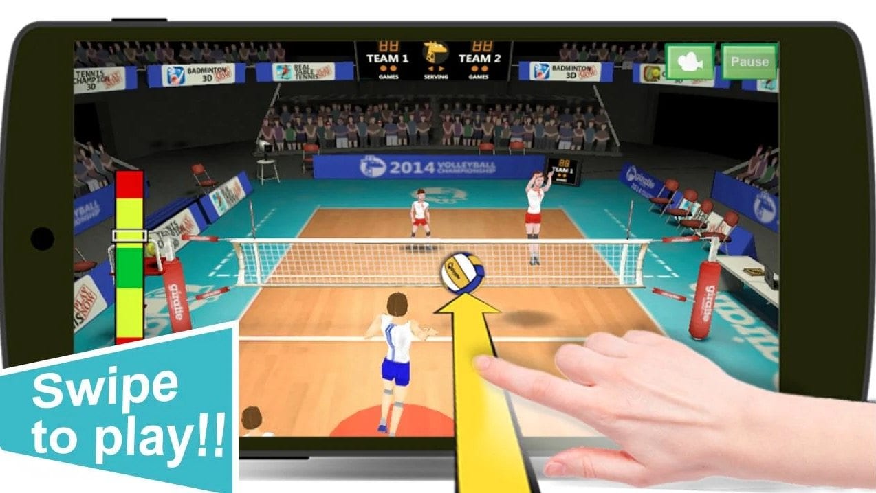 games badminton 2 player 3d