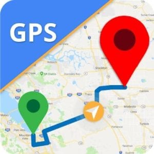 GPS, Maps, Navigate, Traffic & Area Calculating logo