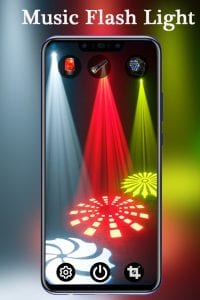 Disco lights flashlight screen 2