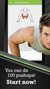 100 Push-ups workout screen 1