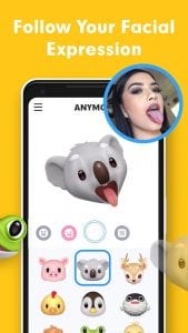 Anymoji screen 2