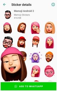 Memoji Stickers screen 2