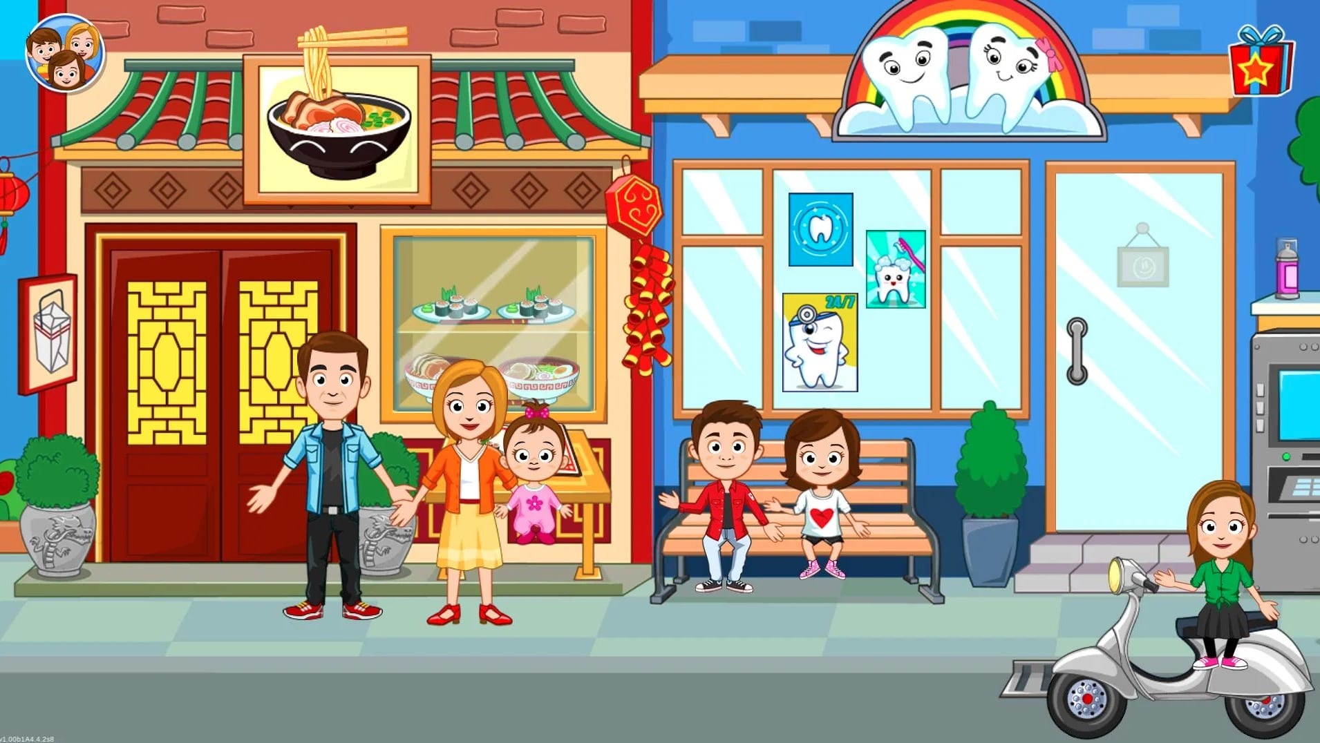 My Town Street, After School Neighbourhood Fun game