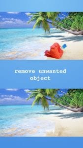 Remove Unwanted Object screen 2