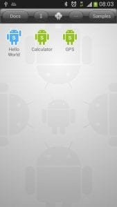 DroidScript screen 1