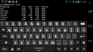 Hacker's Keyboard screen 1