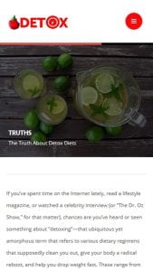 Detox Diet screen 2