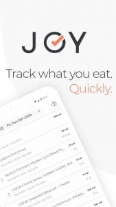 Joy Health Tracker screen 1