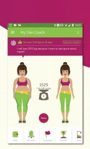 My Diet Coach screen 1