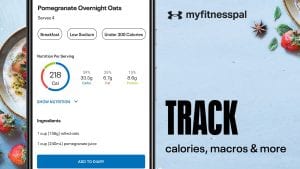 MyFitnessPal screen 1