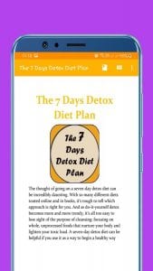 The 7 Days Detox Diet Plan logo screen 2