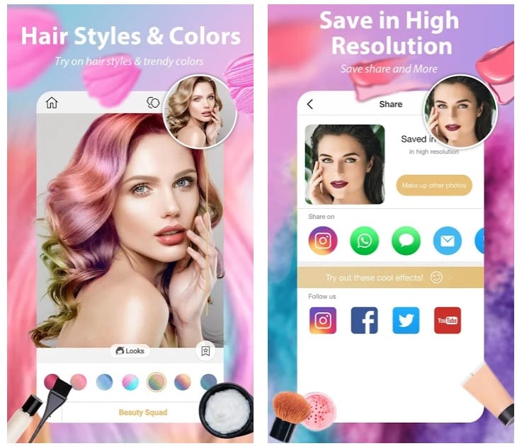 9 Best Android Apps to Change Hair Color | Android apps for me. Download  best Android apps and more