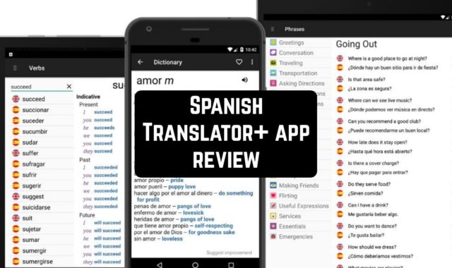 Spanish Translator Dictionary + App Review
