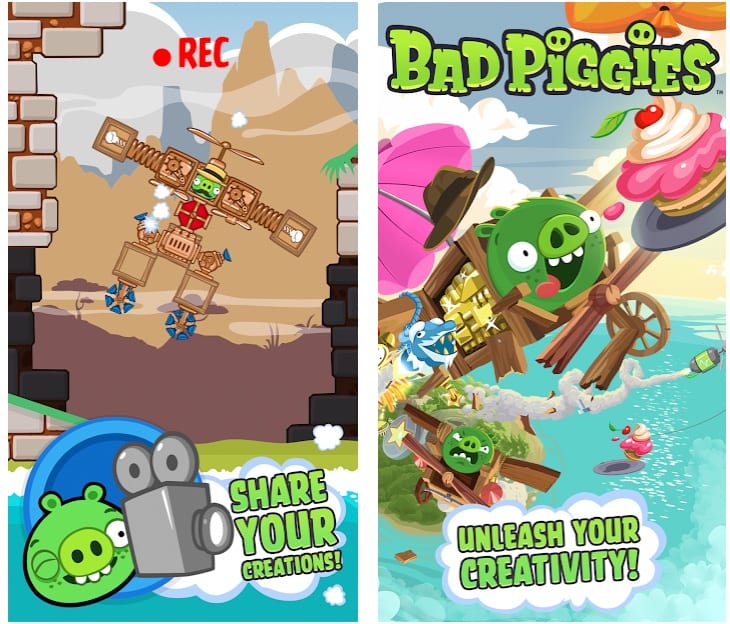 Bad Piggies app