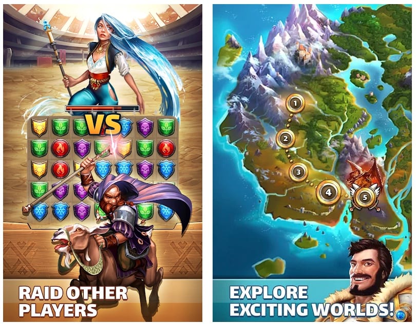 Empires & Puzzles app