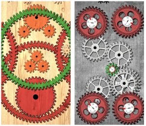Gears logic puzzles game