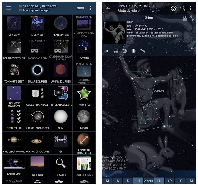 Mobile Observatory Free - Astronomy app