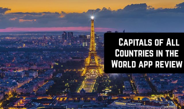 Capitals of All Countries in the World: City Quiz App Review