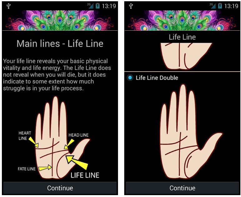 Palm Reading Personality Test app