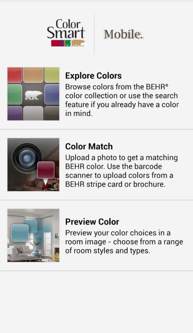ColorSmart by BEHR® app